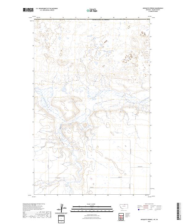 Mosquito Springs topographic map thumbnail