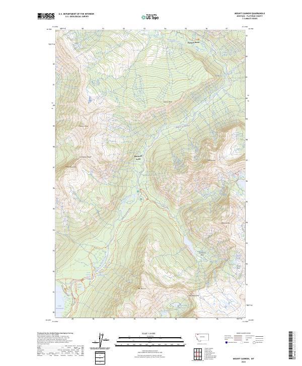 Mount Cannon topographic map thumbnail