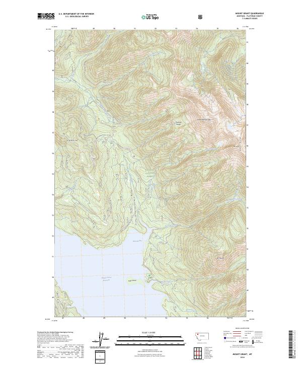 Mount Grant 2024 topographic map thumbnail