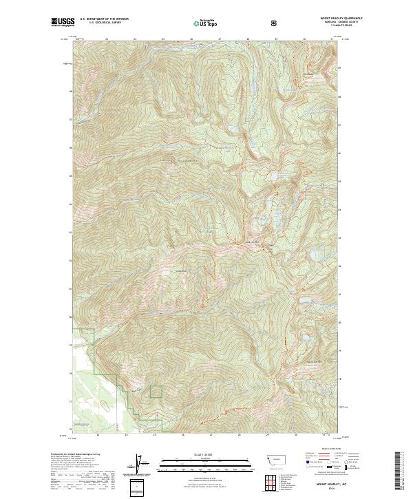Mount Headley 2024 topographic map thumbnail