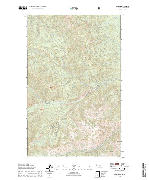 Mount Hefty 2024 topographic map thumbnail