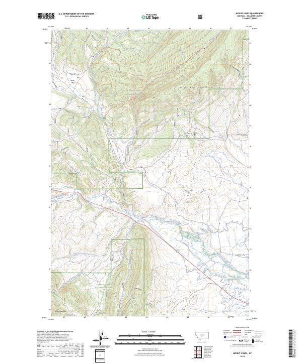 Mount Howe 2024 topographic map thumbnail