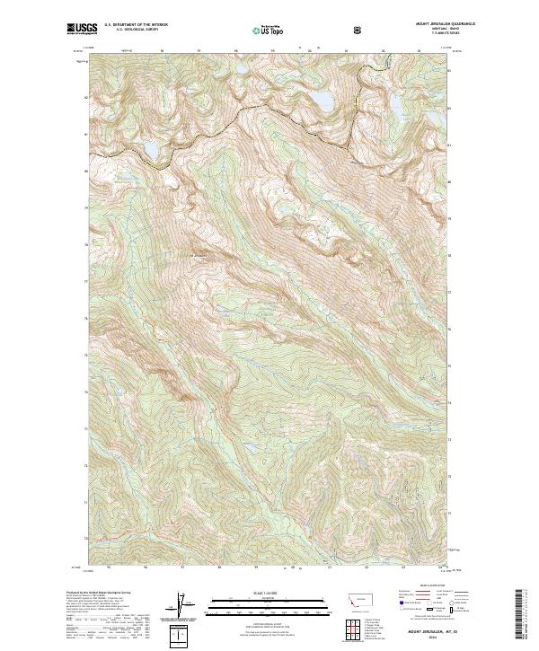 Mount Jerusalem 2024 topographic map thumbnail