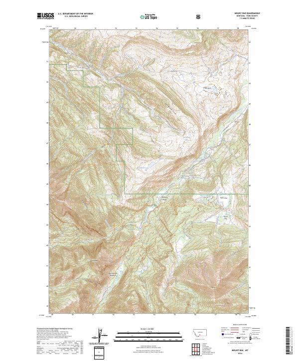 Mount Rae 2024 topographic map thumbnail