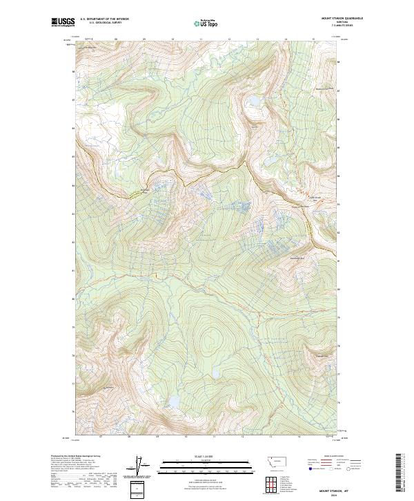 Mount Stimson 2024 topographic map thumbnail