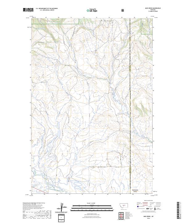 Mud Creek topographic map thumbnail
