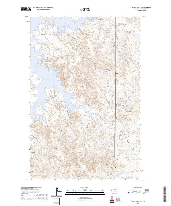 Nelson Creek Bay topographic map thumbnail