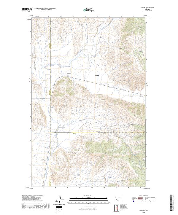 Niarada 2024 topographic map thumbnail