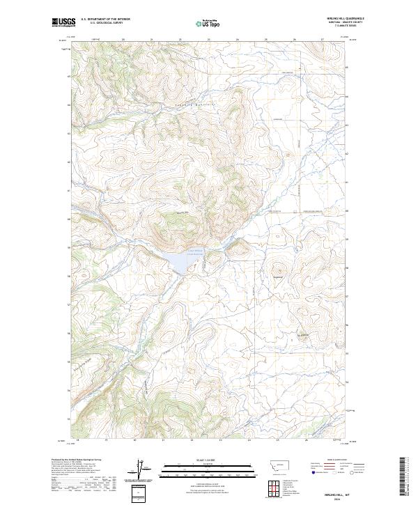 Nirling Hill topographic map thumbnail
