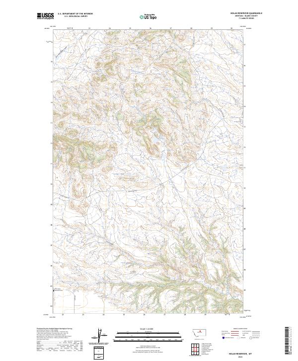 Nolan Reservoir topographic map thumbnail