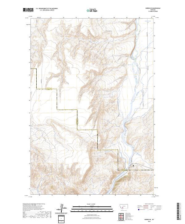 Norris NE topographic map thumbnail