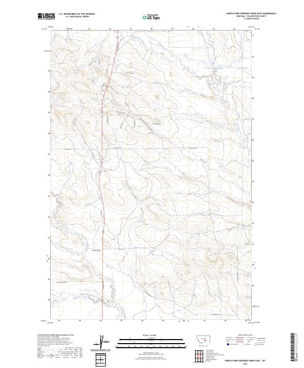 North Fork Crooked Creek East topographic map thumbnail