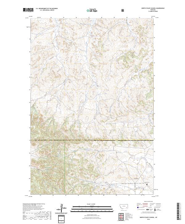 North Stacey School topographic map thumbnail
