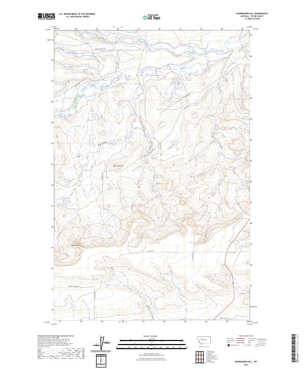 Nunemaker Hill topographic map thumbnail