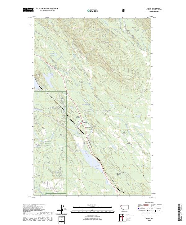 Olney topographic map thumbnail