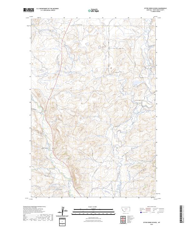 Otter Creek School topographic map thumbnail