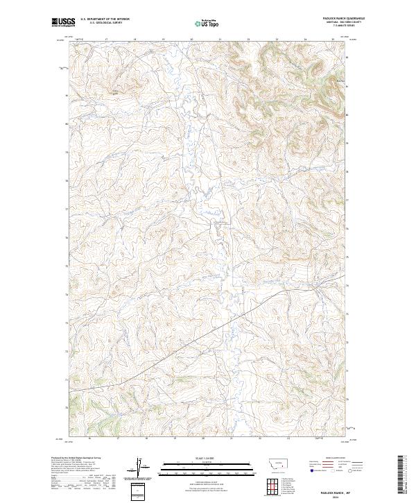 Padlock Ranch topographic map thumbnail