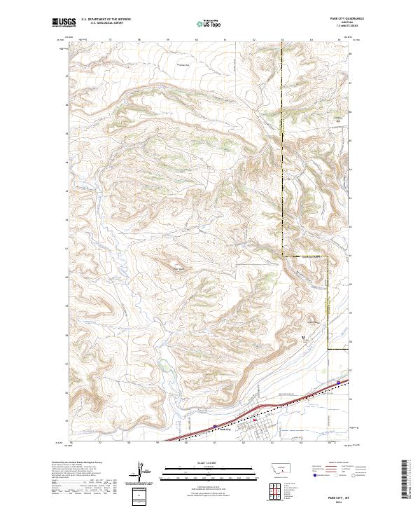 Park City topographic map thumbnail