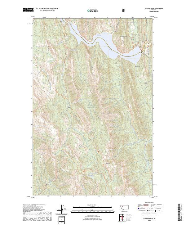 Patricks Basin 2024 topographic map thumbnail