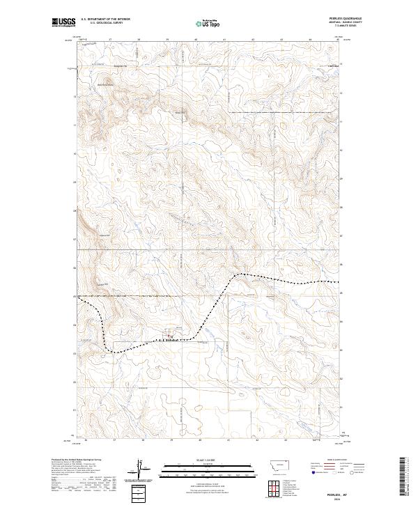 Peerless topographic map thumbnail