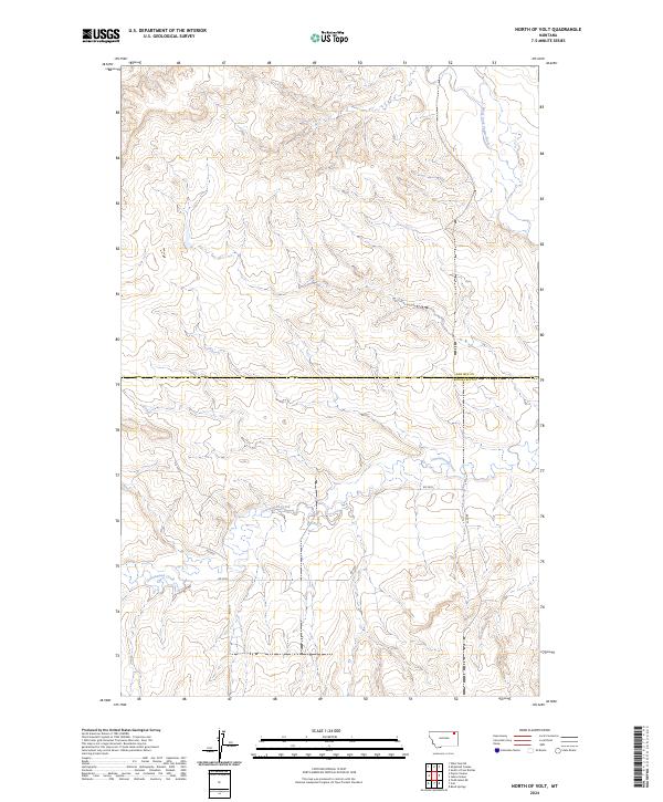 North of Volt topographic map thumbnail