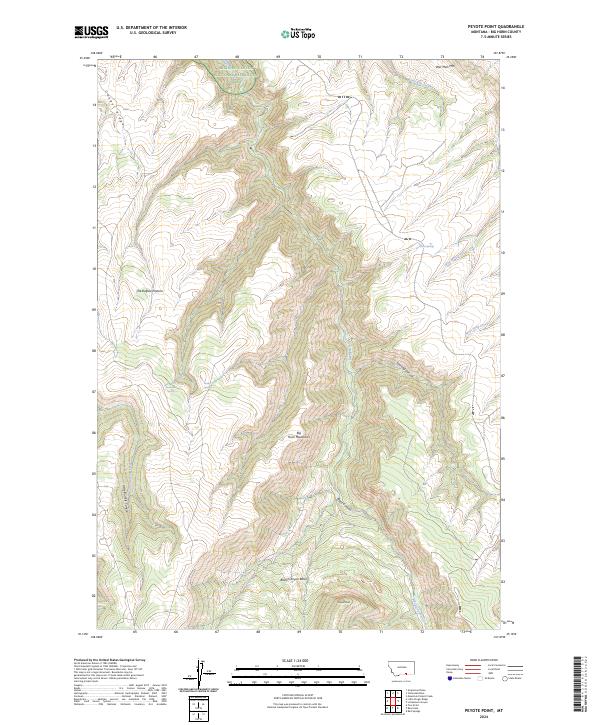 Peyote Point 2024 topographic map thumbnail