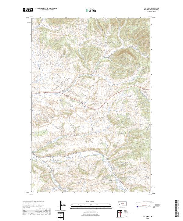 Pike Creek topographic map thumbnail