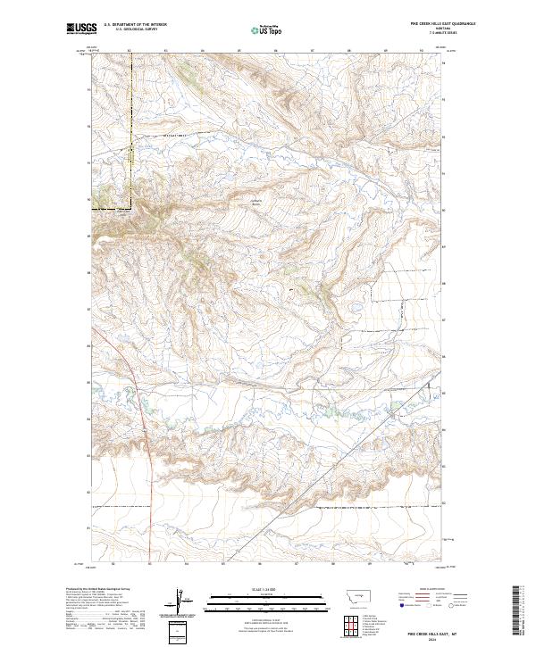 Pike Creek Hills East topographic map thumbnail
