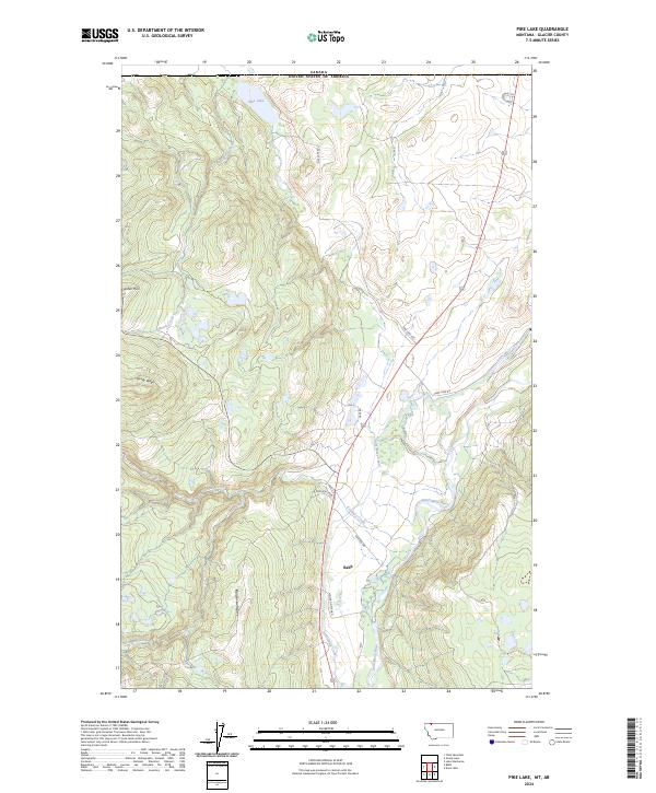 Pike Lake topographic map thumbnail