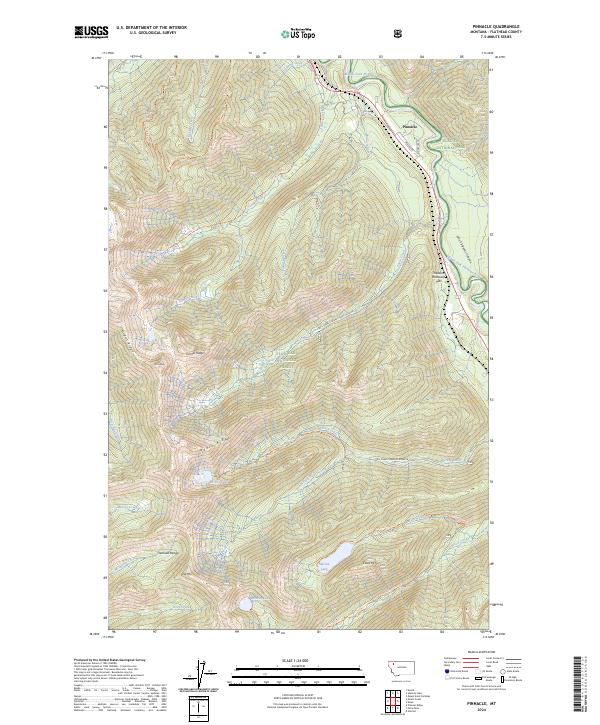 Pinnacle topographic map thumbnail