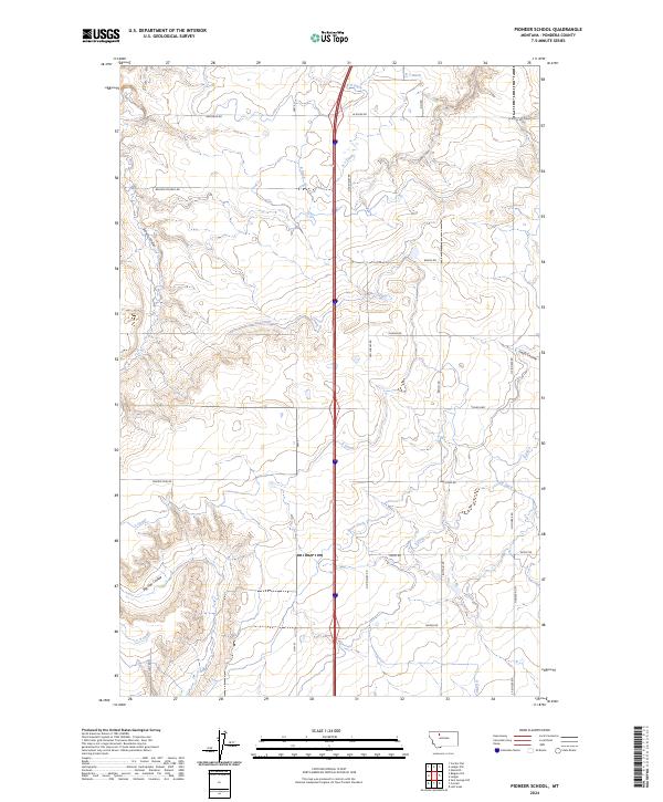 Pioneer School topographic map thumbnail
