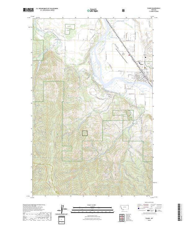 Plains 2024 topographic map thumbnail