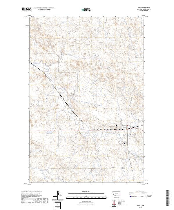 Plevna topographic map thumbnail