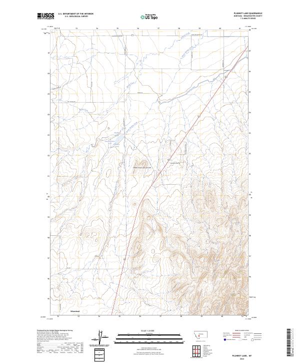 Plunket Lake topographic map thumbnail