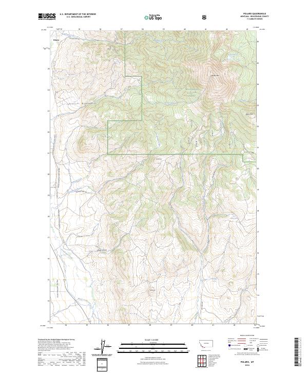 Polaris topographic map thumbnail