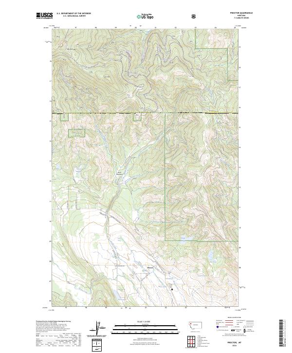Proctor topographic map thumbnail