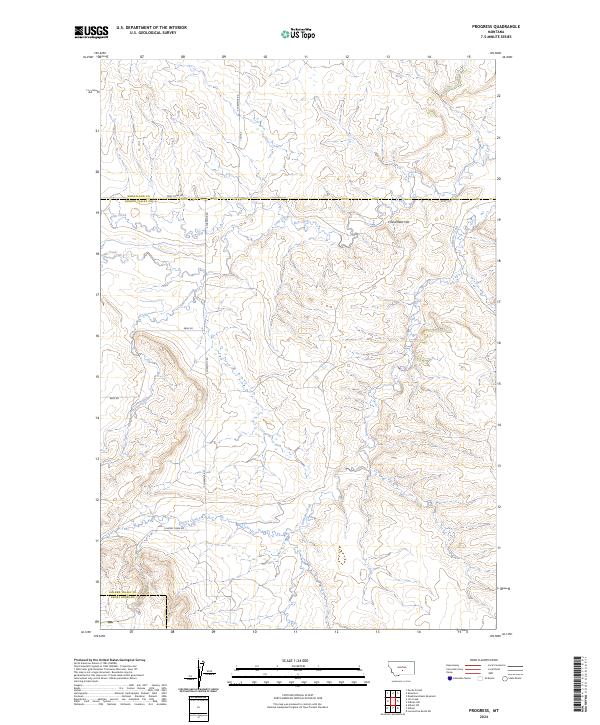 Progress topographic map thumbnail