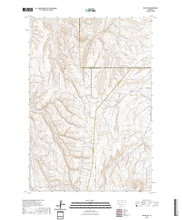 Pryor NW topographic map thumbnail