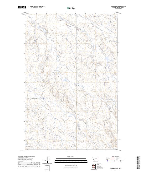 Quick Reservoir 2024 topographic map thumbnail