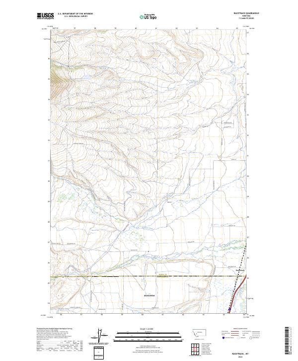 Racetrack topographic map thumbnail