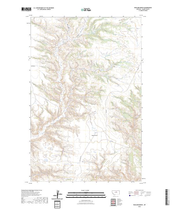 Ragland Bench 2024 topographic map thumbnail
