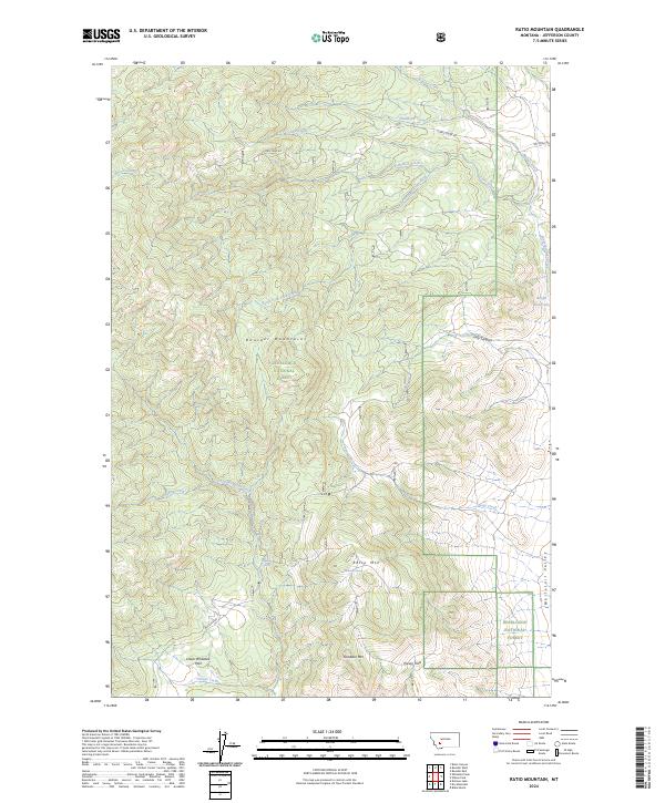 Ratio Mountain topographic map thumbnail