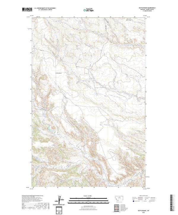 Rattlesnake topographic map thumbnail