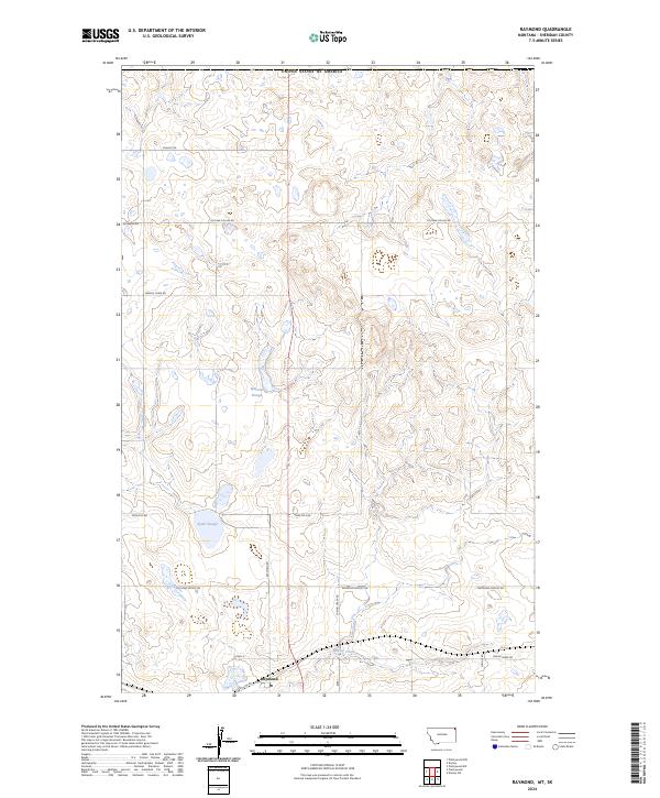 Raymond topographic map thumbnail