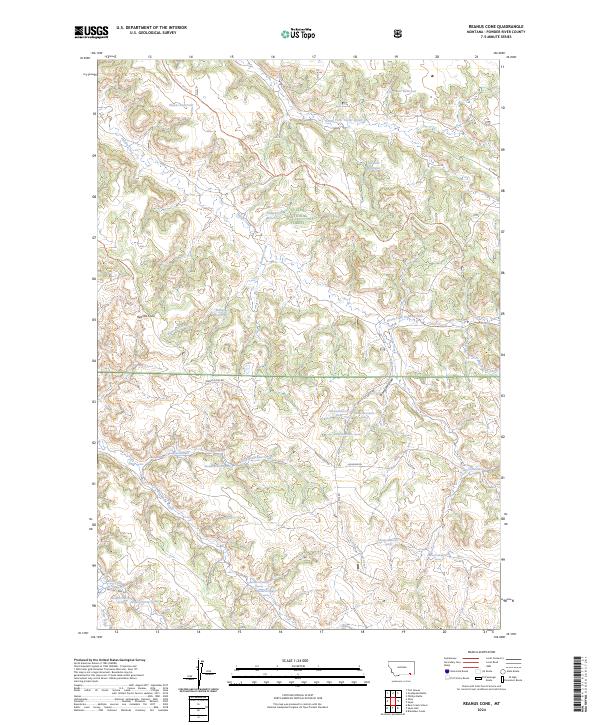 Reanus Cone topographic map thumbnail