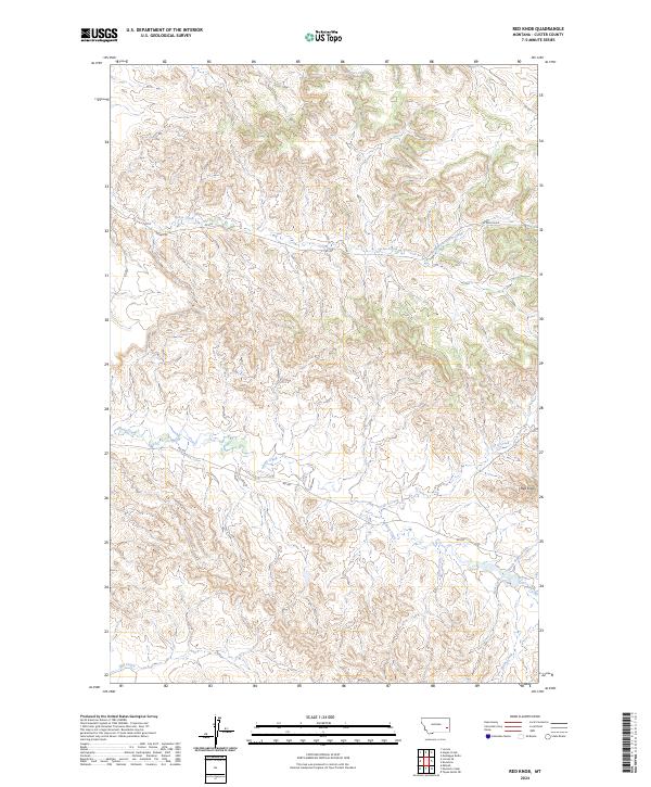 Red Knob 2024 topographic map thumbnail