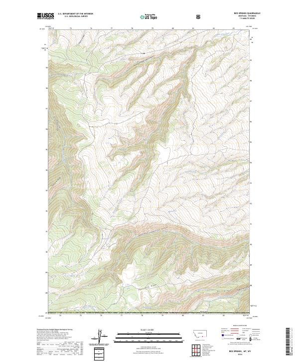 Red Springs topographic map thumbnail