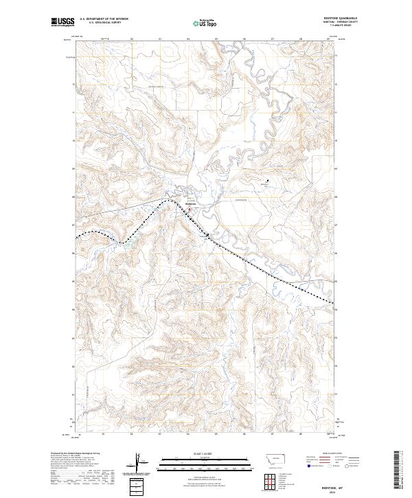 Redstone topographic map thumbnail