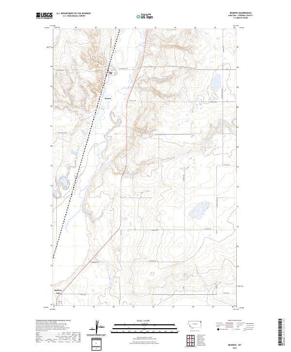 Reserve 2024 topographic map thumbnail