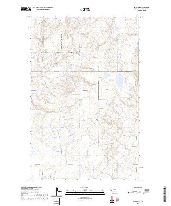 Reserve NE topographic map thumbnail